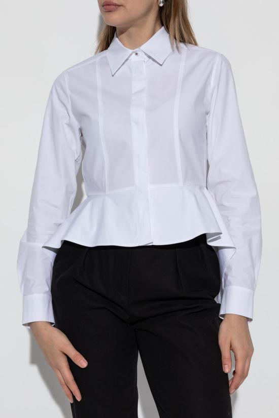  막스마라 블라우스 막스 마라 감마 셔츠 비앙코 - MAX MARA