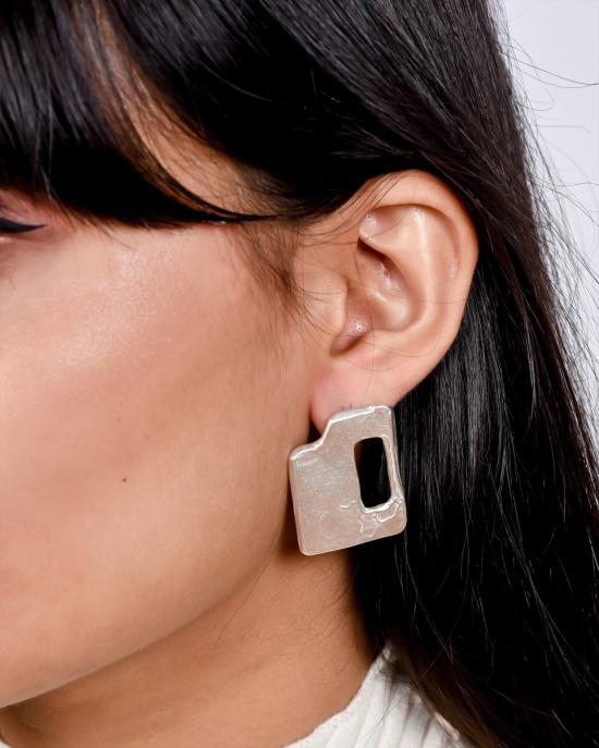  salt grass 이어링 솔트그래스 포르티코 귀걸이 실버