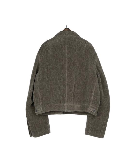  지기 첸 자켓 셰닐 원단 크롭 워커 재킷 81 - ZIGGY CHEN