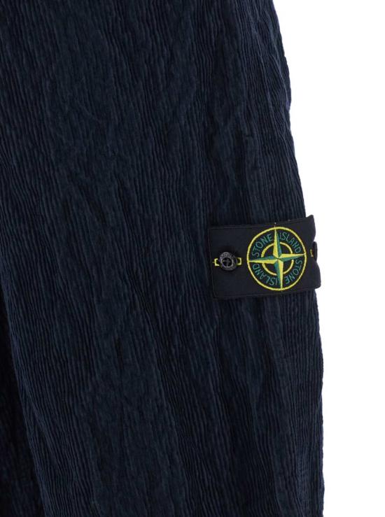  스톤 아일랜드 스트레이트 팬츠 트라우저 블루 - STONE ISLAND