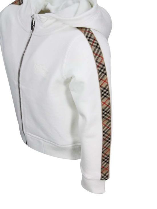  [키즈] 버버리 풀오버 키즈 스웨터 화이트 - BURBERRY