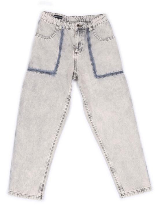  [키즈] 엠포리오 아르마니 트레이닝/조거 팬츠 키즈 5포켓  그레이