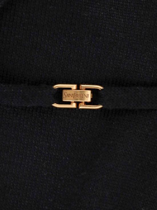  생로랑 바디수트 티셔츠 바디수트 블랙 - SAINT LAURENT