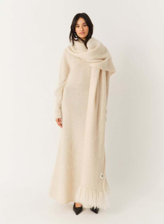  더 가먼트 머플러/스카프 가먼트 로마 스카프 샴페인