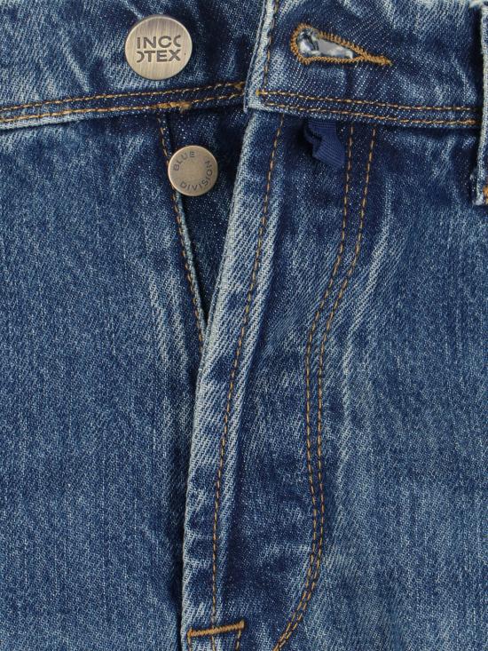  인코텍스 데님 팬츠 스트레이트 진 블루 - INCOTEX