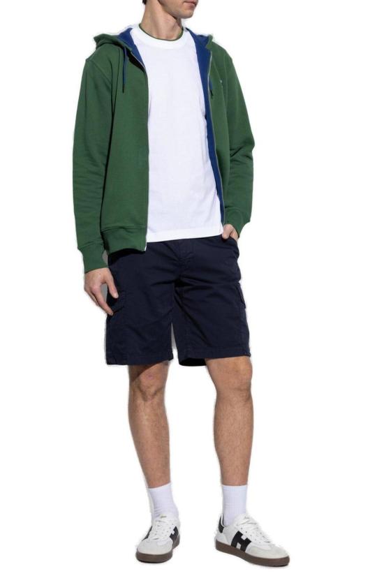  폴 스미스 숏팬츠 PS 바이  스트레이트 레그 카고 쇼츠 블루 - PAUL SMITH