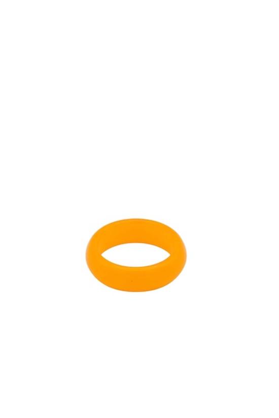  세레 반지 세리 만다린 오렌지 제이드 스톤 링 오렌지