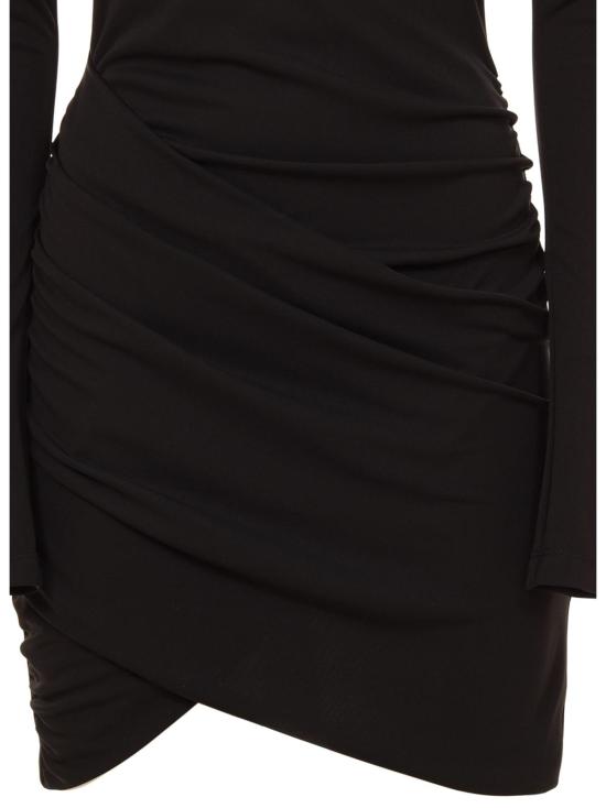  로베르토 카발리 롱 원피스 저스트 카발리 블랙 롱 슬리브 드레스 - ROBERTO CAVALLI