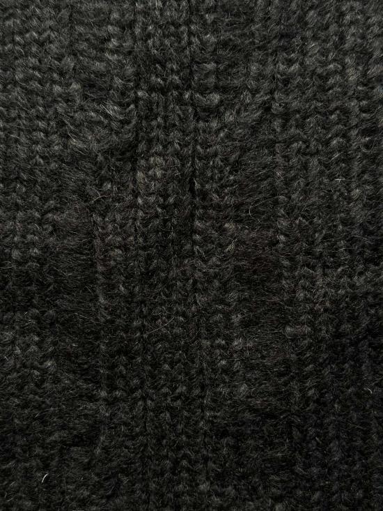  보즈 터틀넥 오버사이즈 골지 니트 스웨터 - VOZ