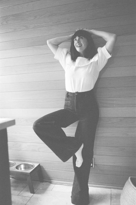  마리아 스탠리 스트레이트 팬츠 행크 팬츠 블루 - MARIA STANLEY