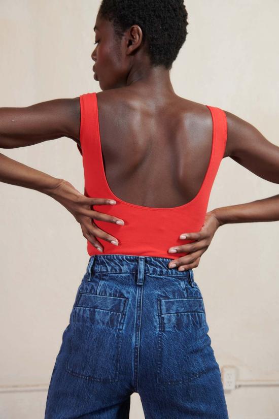  마리아 스탠리 스트레이트 팬츠 행크 팬츠 블루 - MARIA STANLEY