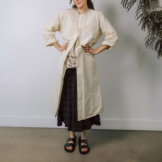  하쉬 코트 아셰 에브리 시즌  오프 화이트 - HACHE