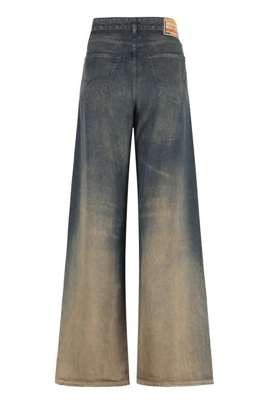  디젤 데님 팬츠 1996 D 사이어 와이드 레그 진 블루 - DIESEL