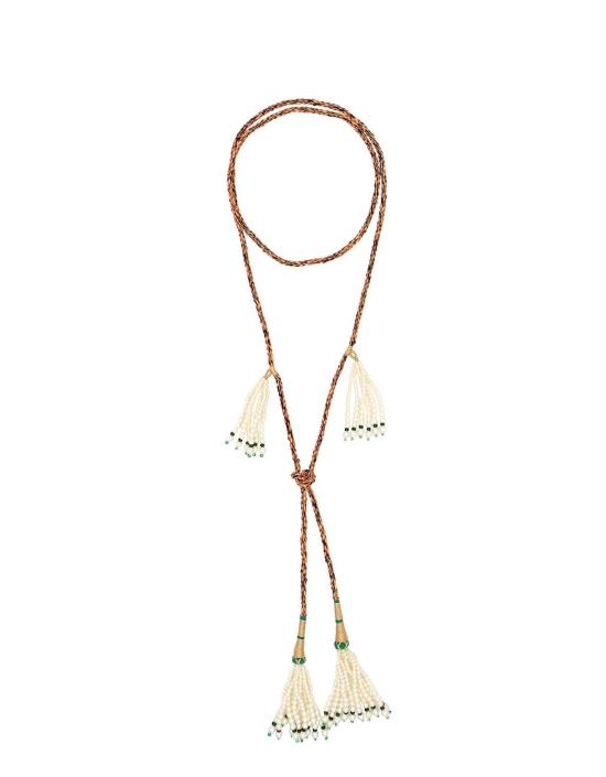  모노키 목걸이/팬던트 다이앤 골드스타인의  더블 타이 네크리스 - MONOKI