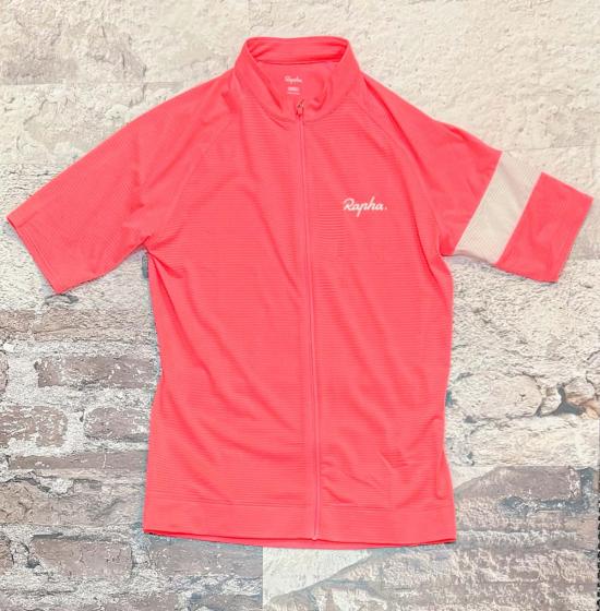  라파 반팔 티셔츠 코어 경량 저지 고시인성 핑크/화이트