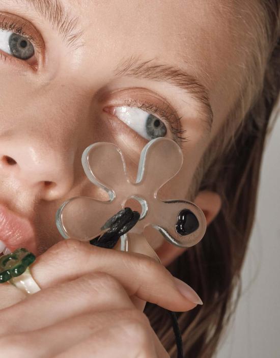  클레드 목걸이/팬던트 페탈 조각 목걸이 - CLED