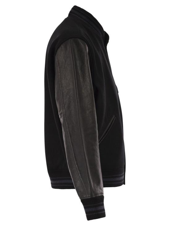  랄프 로렌 자켓 아이코닉 레터맨 재킷 폴로 블랙 - RALPH LAUREN