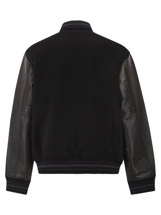  랄프 로렌 자켓 아이코닉 레터맨 재킷 폴로 블랙 - RALPH LAUREN