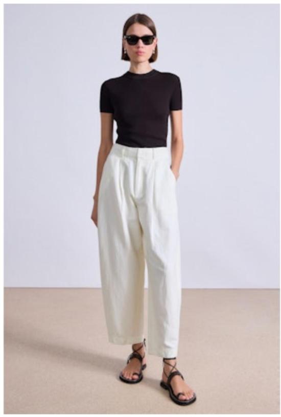  어피스 어파트 크롭 팬츠 어피스 아파트 바리 - APIECE APART