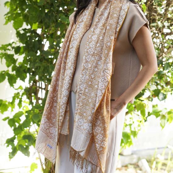  카시 코옵 머플러/스카프 Kasih Coop 수제 바틱 스카프 - KASIH COOP