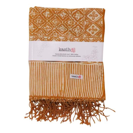  카시 코옵 머플러/스카프 Kasih Coop 수제 바틱 스카프 - KASIH COOP