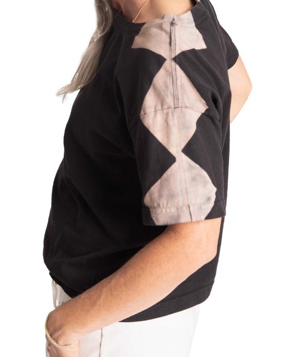  LWN 반팔 티셔츠 Lwn 박시 티 블랙 지기 - OTHER BRANDS