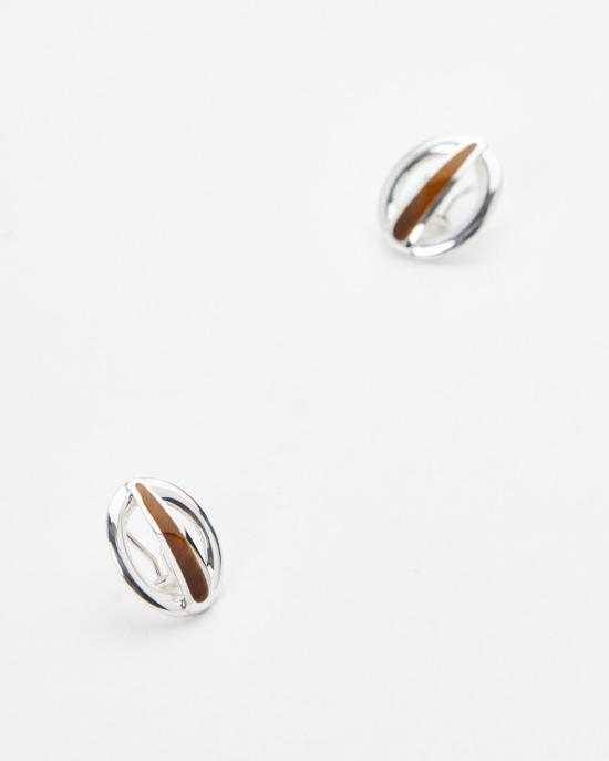  루스 오르티스 이어링 루즈 오티츠 타이거즈 아이 크루즈 귀걸이 (은) - LUZ ORTIZ