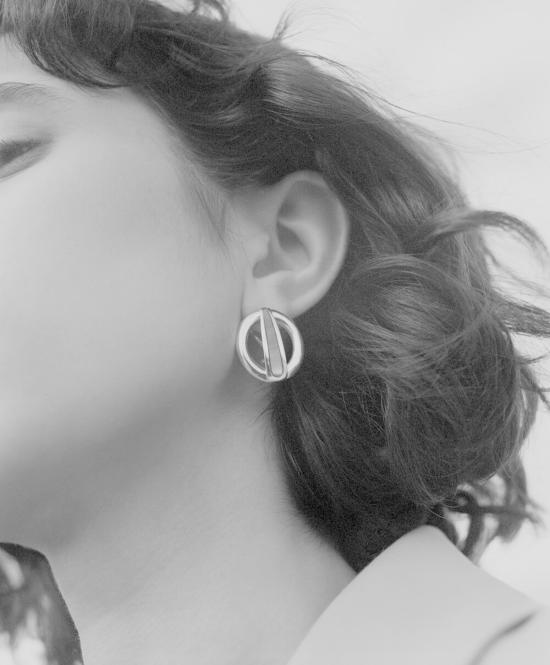  루스 오르티스 이어링 루즈 오티츠 타이거즈 아이 크루즈 귀걸이 (은) - LUZ ORTIZ