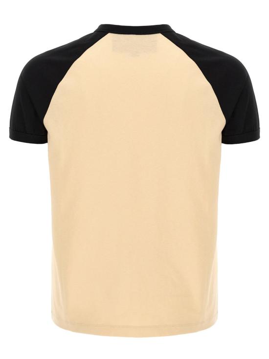  발렌티노 가라바니 반팔 티셔츠 Valentino Garavani Chez Valentino 티셔츠 베이지 - VALENTINO GARAVANI