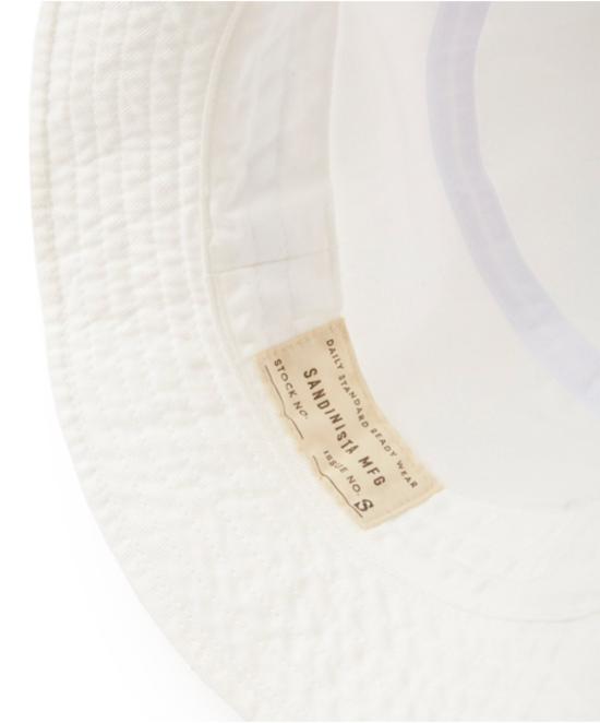  산디니스타 MFG 모자 산디니스타 제조 데일리 버킷햇 화이트 - SANDINISTA MFG