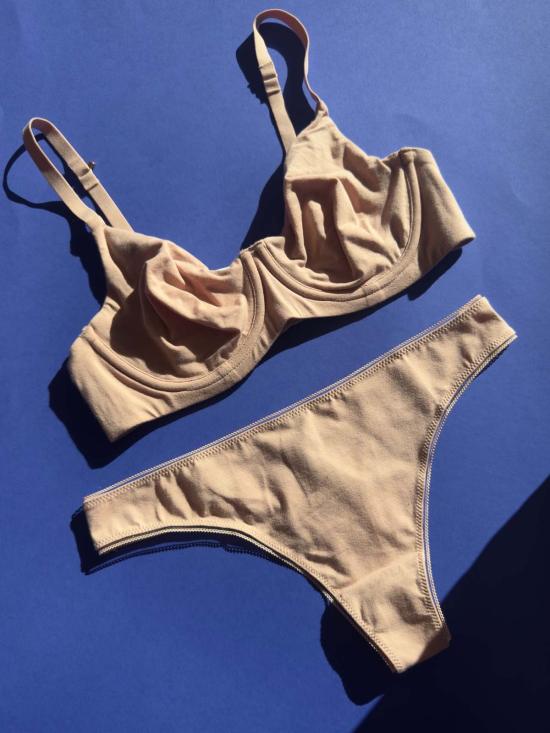  Huit 브라 Biotiful 유기농 면 언더와이어  블러쉬 - OTHER BRANDS