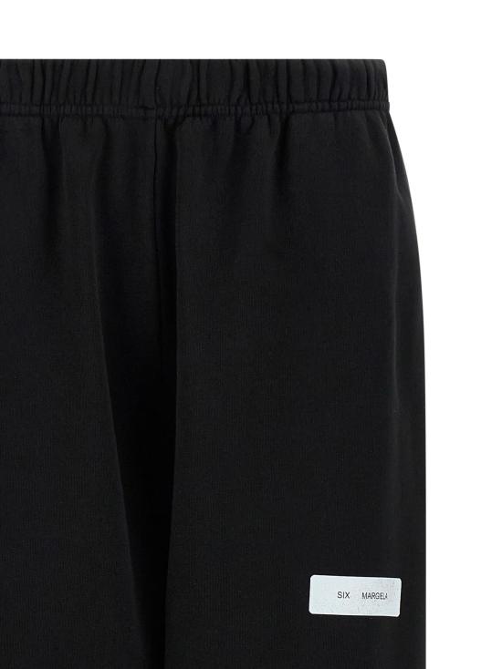  MM6 메종마르지엘라 팬츠 Mm6 메종 마르지엘라 스웨트셔츠 조거  블랙 - MM6 MAISON MARGIELA