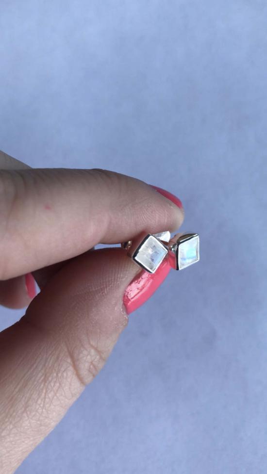  페어 아니타 이어링 크리스탈 워터스 스터드 스털링 실버 - FAIR ANITA