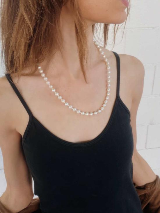  모던 소사이어티 목걸이/팬던트 퍼펙트 스트랜드 진주 목걸이 - MODERN SOCIETY