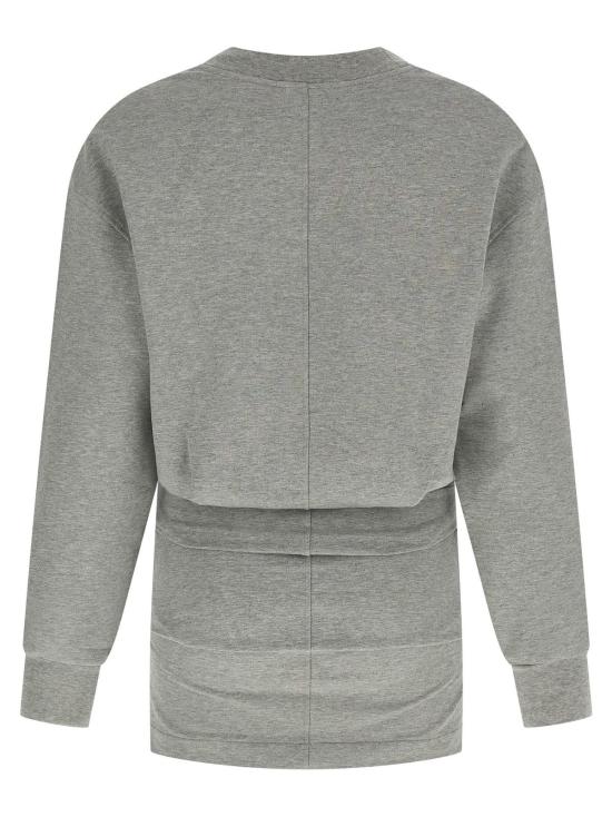  디 아티코 숏 원피스 아티코 드레이프 미니 드레스 그레이 - THE ATTICO