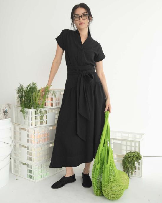  LWN 롱 스커트 Lwn Zia  블랙 - LWN