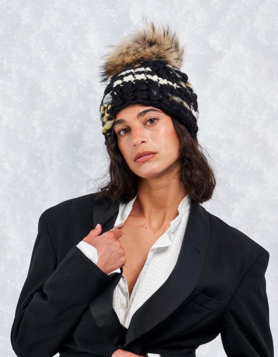  미샤램퍼트 모자 미샤 램퍼트 다크 써니 비니 폼스터 + 너구리 Xl 폼 - MISCHA LAMPERT