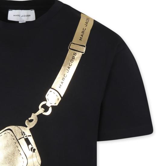  [키즈] 마크제이콥스 원피스 마크 제이콥스 키즈 백 프린트 드레스 블랙 - MARC JACOBS