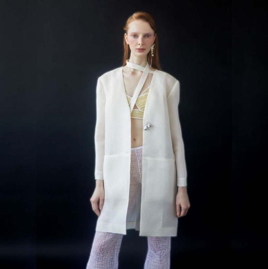  루이자 에 라 루나 데님 자켓 Luisa Et La Luna 리투임 재킷 블랑 - LUISA ET LA LUNA