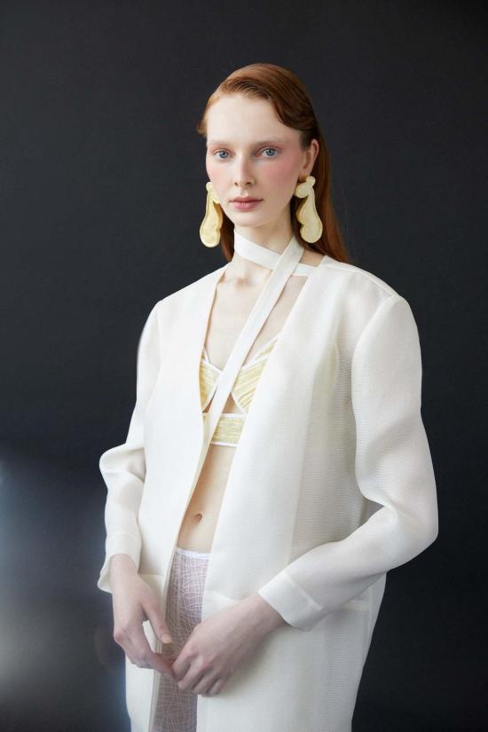  루이자 에 라 루나 데님 자켓 Luisa Et La Luna 리투임 재킷 블랑 - LUISA ET LA LUNA