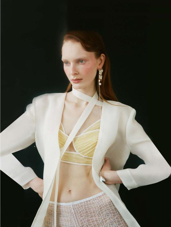  루이자 에 라 루나 데님 자켓 Luisa Et La Luna 리투임 재킷 블랑