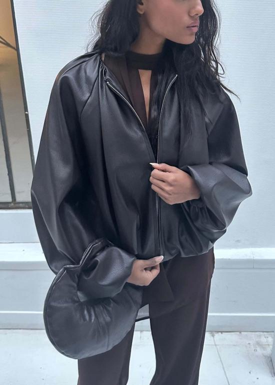  샘디 봄버 자켓 사엠디 개더드 봄버 재킷 - SAEMDI