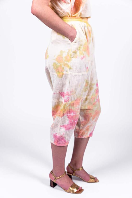  아뜰리에 델핀 크롭 팬츠 아틀리에 델핀 키코 팬츠 시트러스 타이 다이 - ATELIER DELPHINE