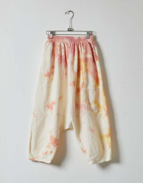  아뜰리에 델핀 크롭 팬츠 아틀리에 델핀 키코 팬츠 시트러스 타이 다이 - ATELIER DELPHINE