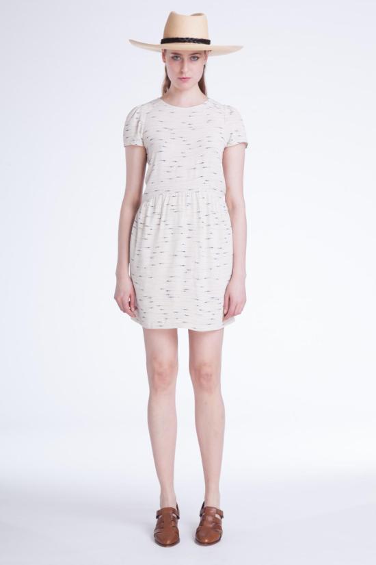  세순 숏 원피스 왁스코코 드레스 고아 프린트 - SESSUN