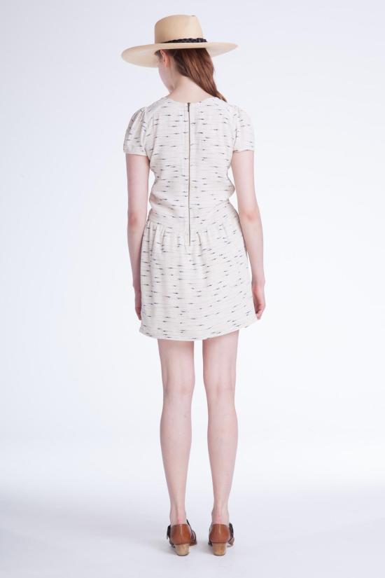  세순 숏 원피스 왁스코코 드레스 고아 프린트 - SESSUN