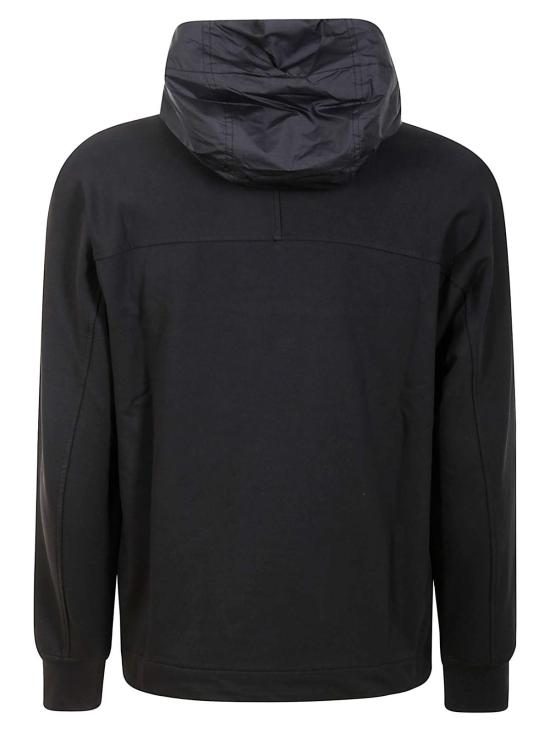  씨피 컴퍼니 긴팔 티셔츠 C.P. 컴퍼니 스웨트 후드티 블랙 - C.P. COMPANY