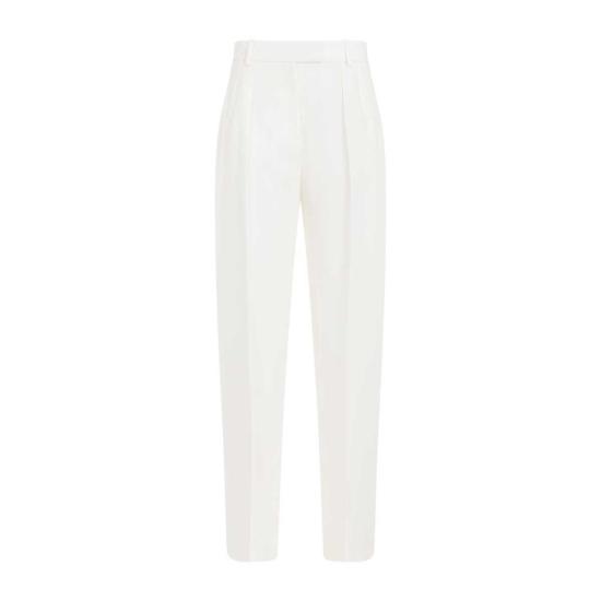  더로우 스트레이트 팬츠 더 로우 앤톤 팬츠 오프 화이트 - THE ROW