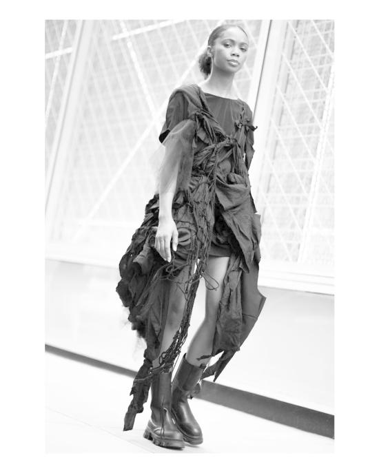  로진 스튜디오 롱 스커트 아트웨어 맥시