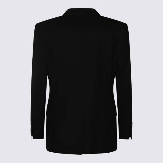  톰포드 수트 자켓 톰 포드 블랙 울 블레이저 블랙 - TOMFORD